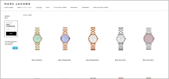 マークジェイコブス-レディース腕時計