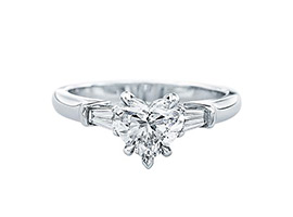 ハートシェイプ・クラシック・リング