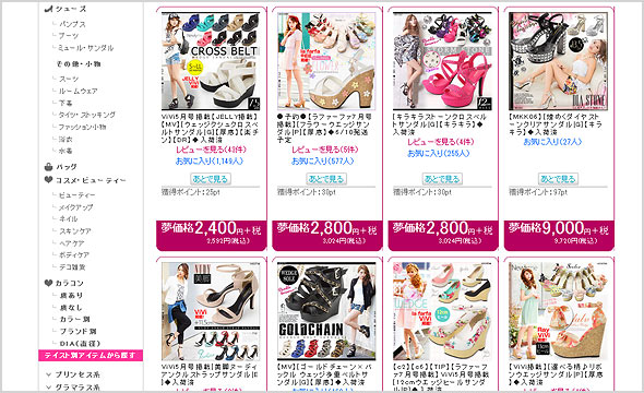 夢展望サンダル