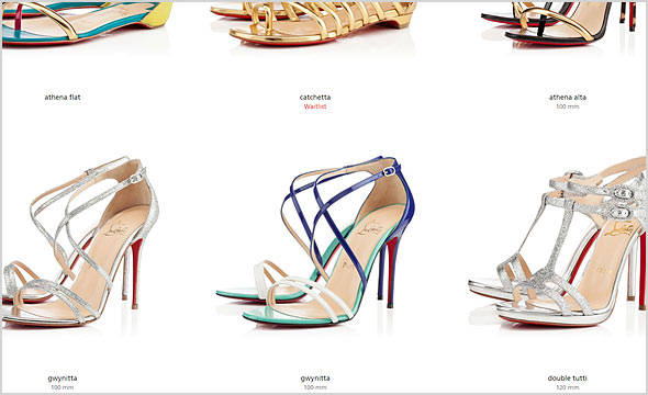 ルブタンサンダル