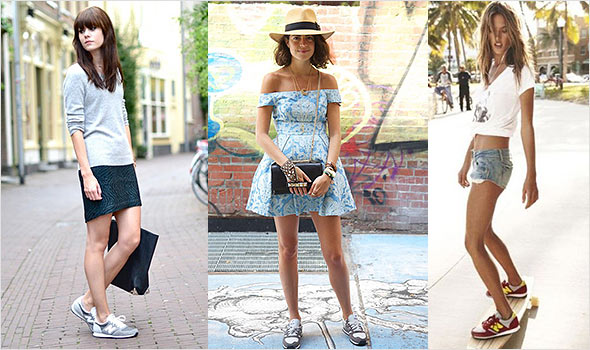 ニューバランス夏コーデ