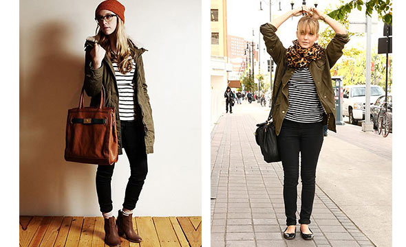 モッズコートコーディネート