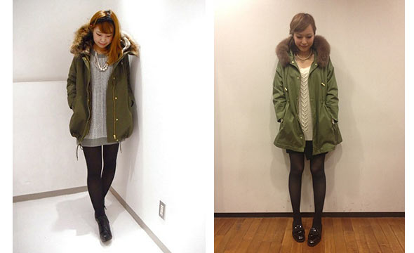 モッズコート着こなし