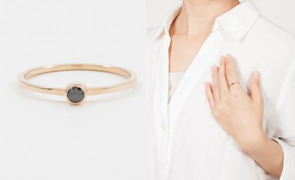 エテ華奢ゴールドリング3