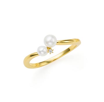 ポンテヴェキオ華奢ゴールドリング2