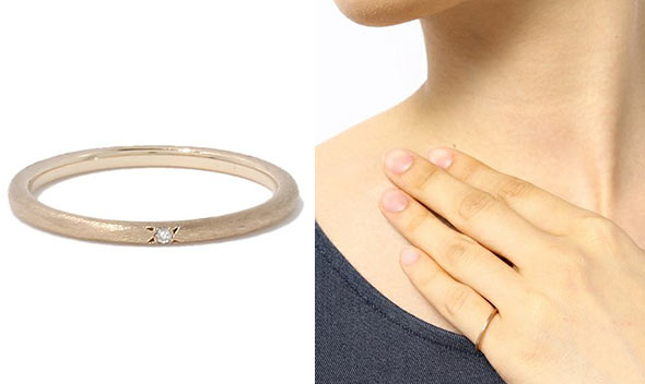 agate華奢リング2