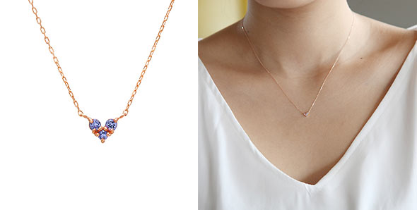 4℃ハートネックレス3