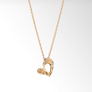 スタージュエリーハートモチーフネックレス1