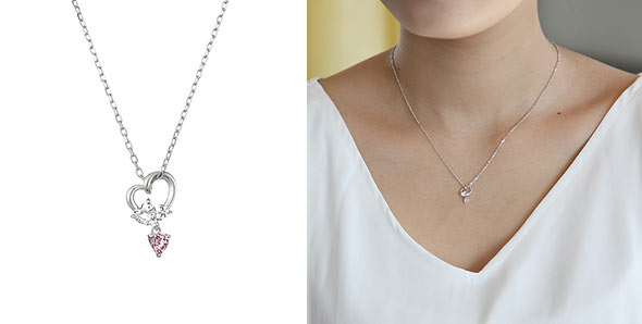 4℃ハートネックレス1