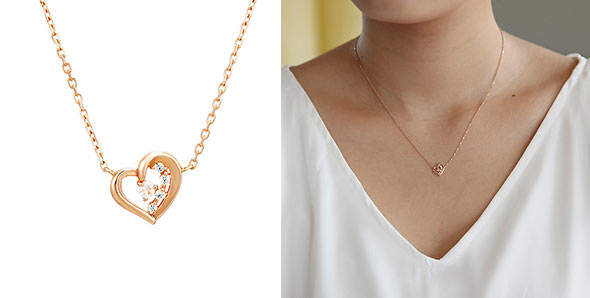 4℃ハートネックレス2