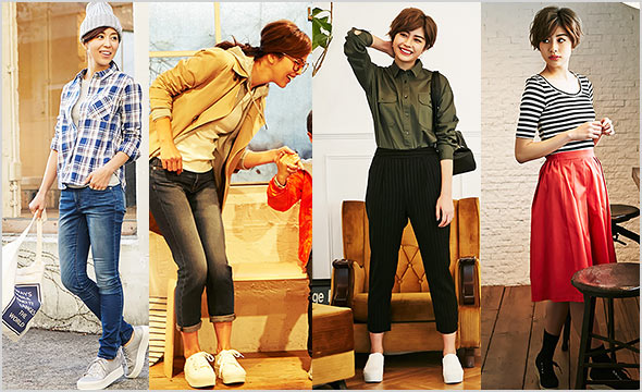 GUスニーカーコーデ