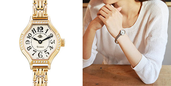 ロゼモン華奢腕時計4