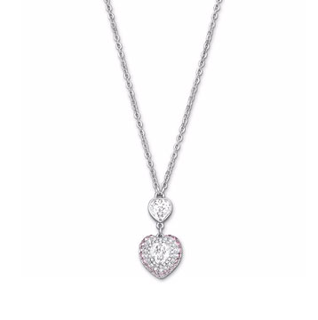 スワロフスキーハートネックレス1