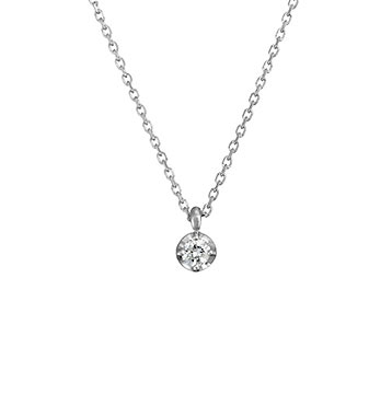 一粒ダイヤモンドネックレス