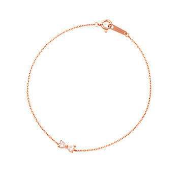 リボンブレスレット