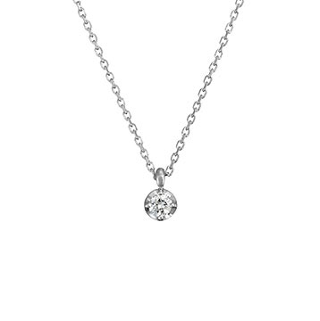 4℃1粒ダイヤネックレス1