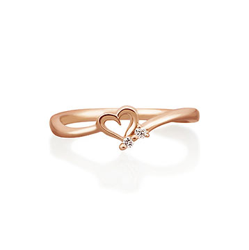 ハートピンキーリング2