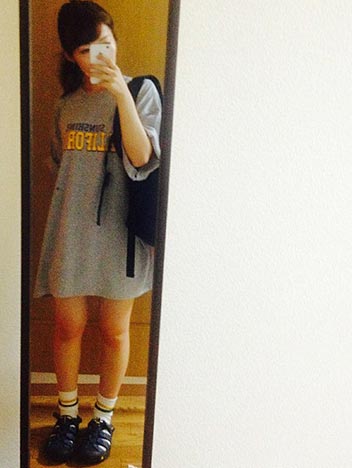 KEENサンダル靴下コーデ1