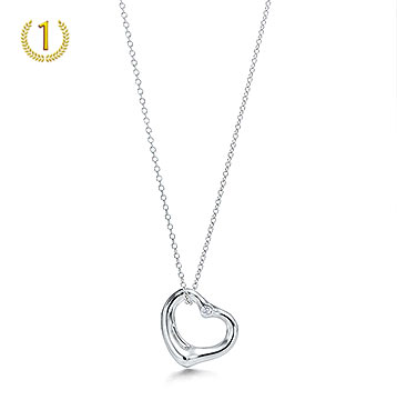 オープンハートネックレス