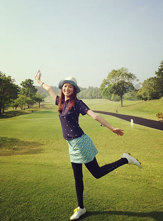 ゴルフポロシャツコーデ14