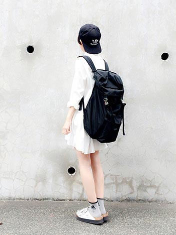 ビルケンシュトックサンダル靴下コーデ1