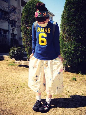 KEENサンダル靴下コーデ3