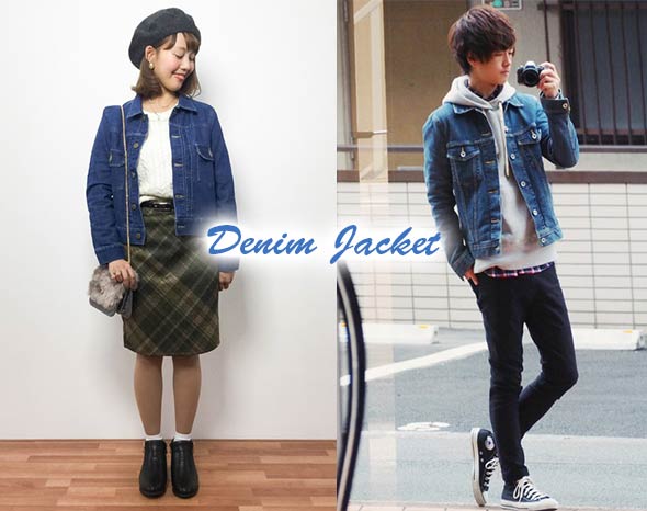 デニムジャケットリンクコーデ
