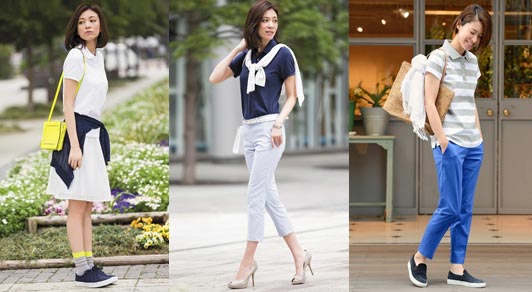 ユニクロポロシャツ着こなし