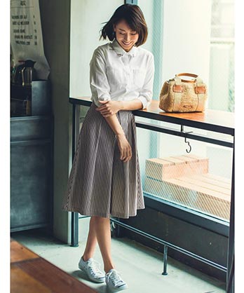 夏通勤コーデ12