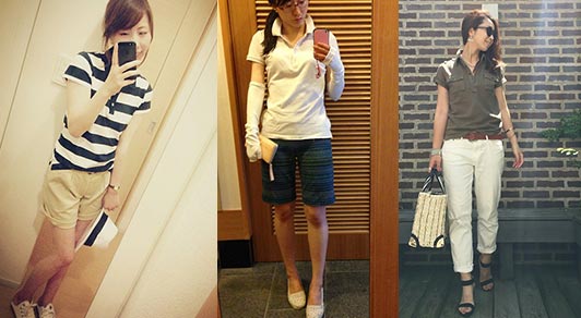 ユニクロポロシャツコーデ2