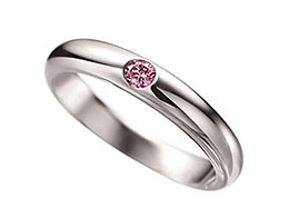 ピンク・ダイヤモンド・マリッジリング