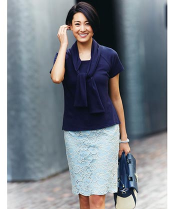 夏通勤コーデ19