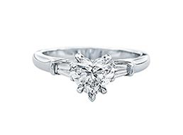 ハートシェイプ・クラシック・リング