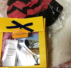 ロクシタンプレゼント感想1