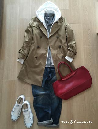 コンバース通勤コーデ1