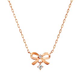 4℃リボンネックレス1