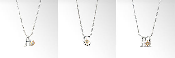 スタージュエリーイニシャルネックレス3