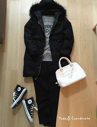 コンバース通勤コーデ2