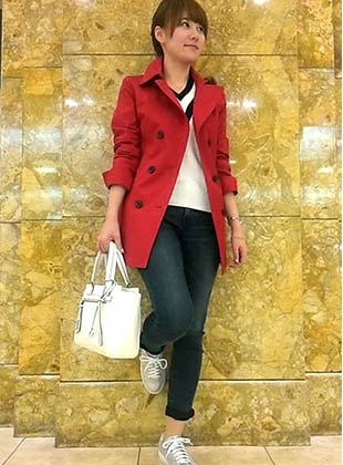 23区スニーカー通勤コーデ