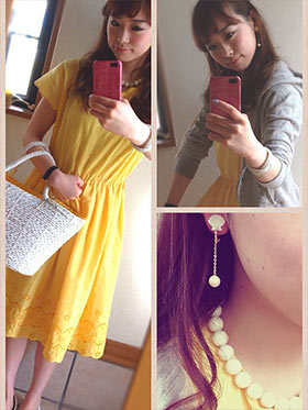 白かごバッグコーデ4