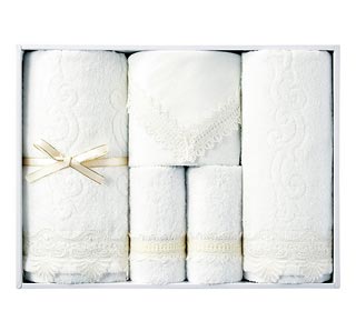 近沢レースタオルセット1