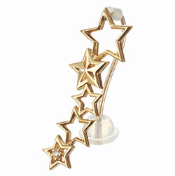 アガットイヤークリップ2