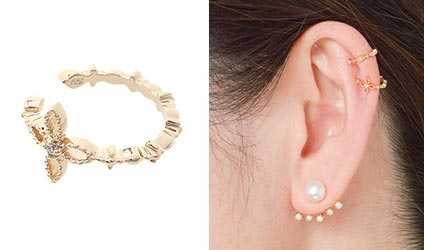 アガットイヤーカフ2