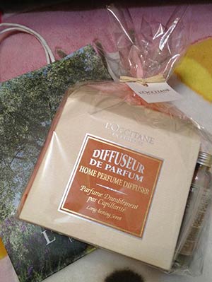 ロクシタンディフューザープレゼント1