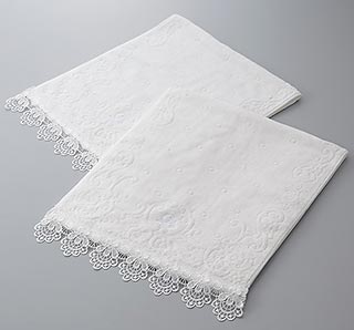 近沢レースタオルセット3