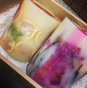 ロージーリングスキャンドルプレゼント1