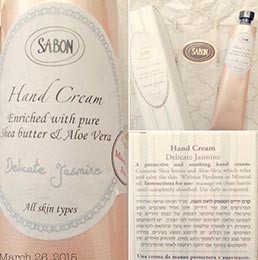 サボンハンドクリームプレゼント4