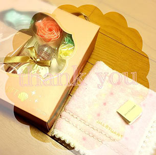 ジルスチュアートハンカチプレゼント5