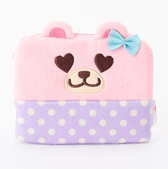 ピンクラテティッシュポーチ2