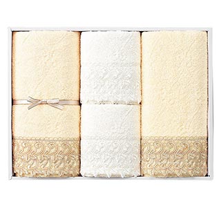 近沢レースタオルセット2